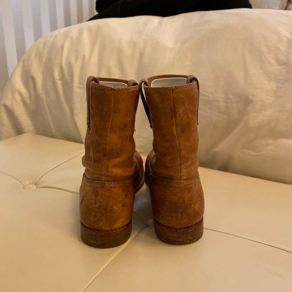 H by Hudson Hanwell Boots - Tan Leather - Picture 5 of 7
